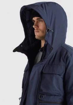 Khujo MARKS2 Veste D'hiver Dunkelblau Homme -khujo Soldes c9b65b6f4bb94f799ae2139a6a656f89
