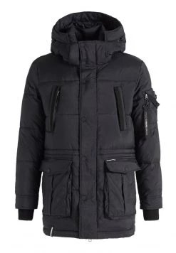 Khujo Homme ROSS Veste D'hiver Schwarz -khujo Soldes c9eef14457be4e69b6a14fefa2d14623