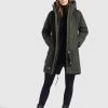 Khujo MANTEL XENIA Veste D'hiver Dunkelgrün Femme -khujo Soldes ca676ecb8a68471a971a8e177da77ce2