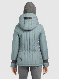 Khujo TWEETY PRIME5 Veste Mi Saison Blaugrau Femme -khujo Soldes cb4a5b4da9cc4ff3a98b89eec2dc1bb7