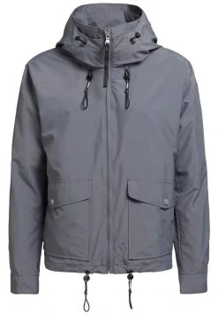 Khujo Femme BLAIR Veste Mi Saison Graublau -khujo Soldes cbc7a2596ddc419eafbdcd2d4679a693