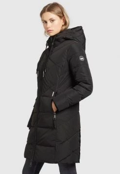 Khujo ELESSA2 Veste D'hiver Schwarz Femme -khujo Soldes cc7cf03251514ea787f58cf5871b6cc5