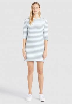 Khujo Femme ROYA Robe Pull Light Blue -khujo Soldes cdcedfab4cb743649ca8133f6d03452b