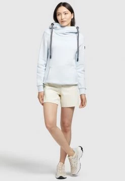 Khujo Femme RHABEA Sweat à Capuche Hellblau -khujo Soldes cea2ec641887436ab4404d741526d8f4