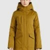 Khujo NOVA Veste D'hiver Curry Femme -khujo Soldes cedbe0b1fc894c0389034ec3cea3620b