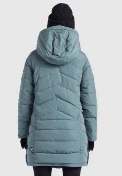Khujo DELINAS2 Veste D'hiver Blaugrau Femme -khujo Soldes cf547c4f50da4161aa4c23648810209a