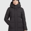 Khujo WEROLA Veste D'hiver Schwarz Femme -khujo Soldes d00602e39a704e5b96222018186cd93a