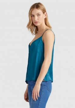 Khujo SUGAR Blouse Blue Femme -khujo Soldes d1025bd1627d449189f72fef5f23294f