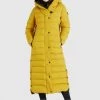 Khujo DIWANA MATT Veste D'hiver Gelb Femme -khujo Soldes d1485caae0f84b19afaacd9778f041c8
