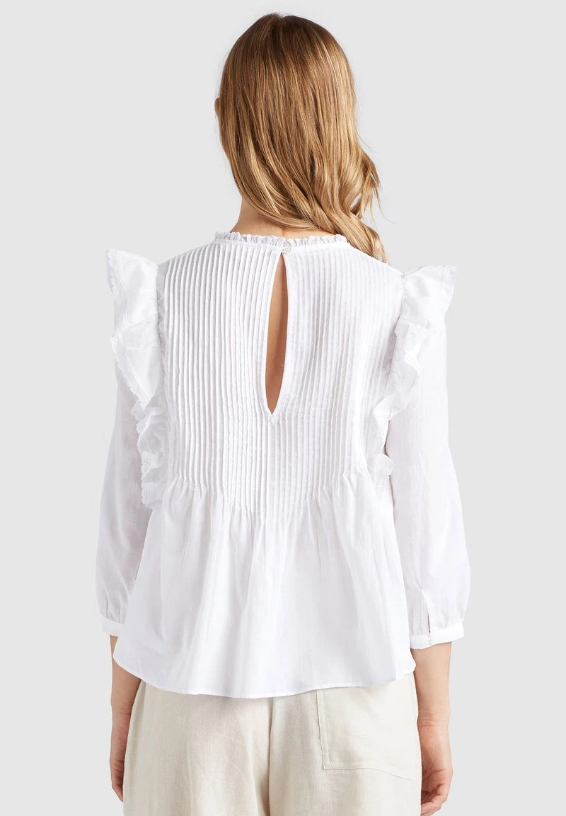 Khujo Femme HALIA Blouse Weiß 5 Khujo Femme HALIA Blouse Weiß – Image 3