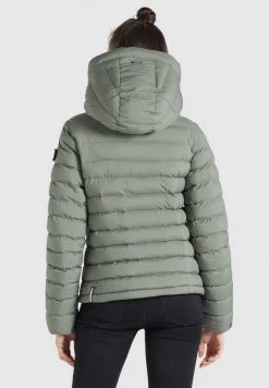 Khujo LOVINA MATT Veste Mi Saison Graugrün Femme -khujo Soldes d418e31cf71e45a19c869a4bd7e82d22