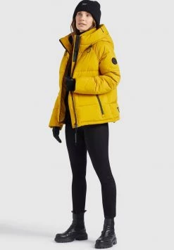 Khujo ISIDORA Veste D'hiver Gelb Femme -khujo Soldes d41c3ed2b0334fd9ae7928fcd66d8515