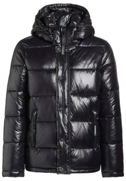 Khujo GERDA SHINY Veste D'hiver Schwarz Femme -khujo Soldes d48c9054d45444ef9e21eb6c63822931