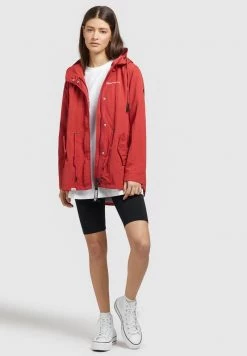 Khujo Femme CAIMA Parka Rot -khujo Soldes d4f831e4c1924fb38cfbd1cc4a14e163