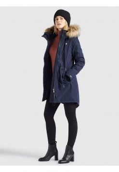 Khujo CODISH Veste D'hiver Dunkelblau Femme -khujo Soldes d5a3cd5a64b24eb4b697f7b947f73785