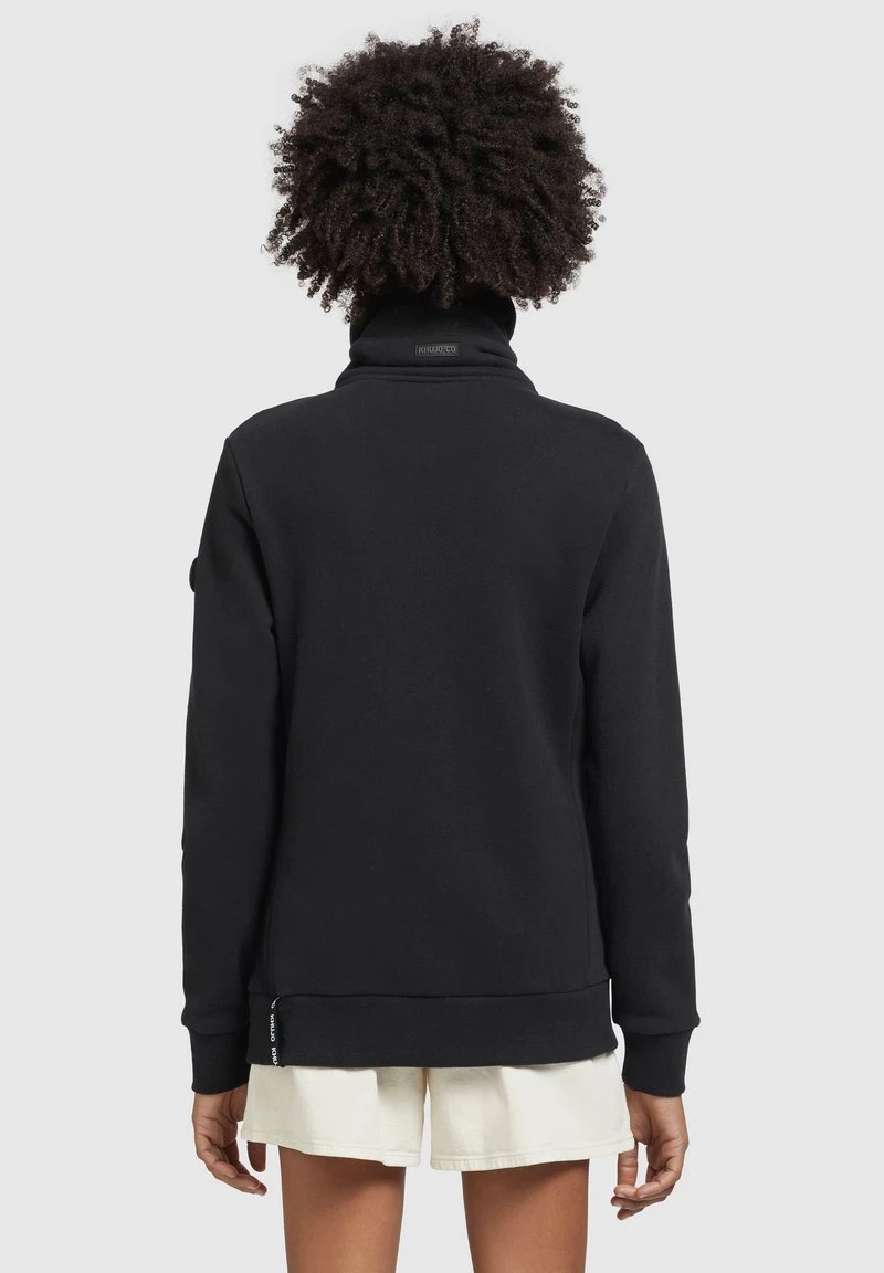 Khujo Femme Sweat à Capuche Zippé Schwarz 5 Khujo Femme Sweat à Capuche Zippé Schwarz – Image 3