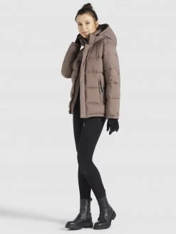 Khujo GERDA MATT Veste D'hiver Altrosa Femme -khujo Soldes d61be648d1a44500bae594a71451f2ae