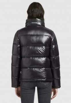 Khujo BLONDIE SHINY Veste D'hiver Schwarz Femme -khujo Soldes d6a25161dfcd4ce0bca8794873dbfd55