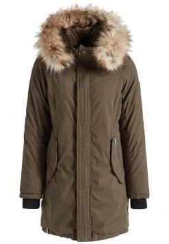 Khujo TAIPA Veste D'hiver Khaki Femme -khujo Soldes d6cb8da6c09742e2bbdca34ada6faf0c