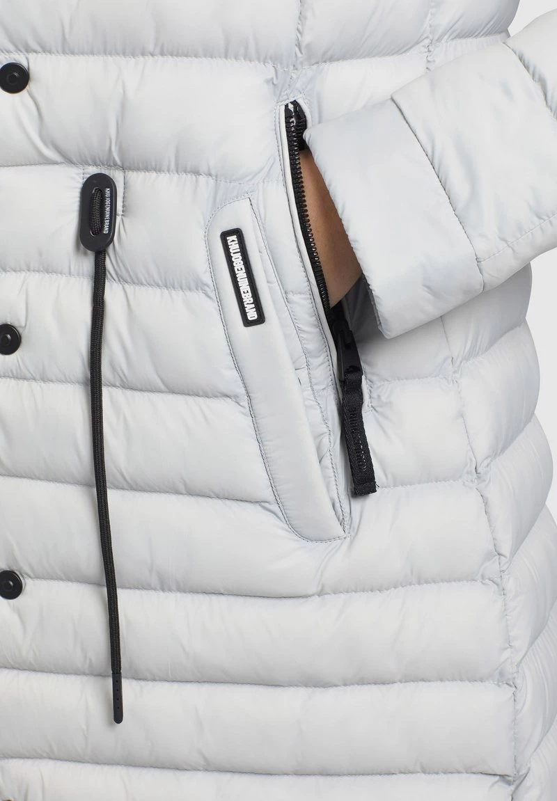 Khujo MANTEL NIANA SHINE Veste D'hiver Hellgrau Femme 6 Khujo MANTEL NIANA SHINE Veste D'hiver Hellgrau Femme – Image 4