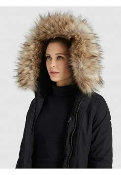 Khujo TAIPA Veste D'hiver Schwarz Femme -khujo Soldes d8f11331a5504b2b973ee09689e94112