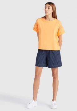 Khujo REAGAN T Shirt Imprimé Orange Femme