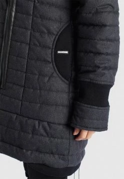 Khujo Femme MANTEL TOPSY2 Veste D'hiver Schwarz Weiß Meliert -khujo Soldes db69be65b34e46e7ad83a37e820fb658