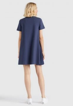 Khujo Femme SARAI Robe En Jersey Dunkelblau -khujo Soldes dcc67404ceb64a7f961a58d2add37dba