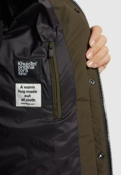 Khujo DORASI Veste D'hiver Khaki Femme -khujo Soldes dcd600e1d59547c78d2b431502c826ef