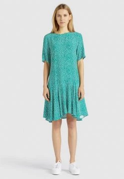 Khujo Femme AVARU Robe De Jour Turquoise -khujo Soldes dd4c0469b8a64f598862d299cc411bfe
