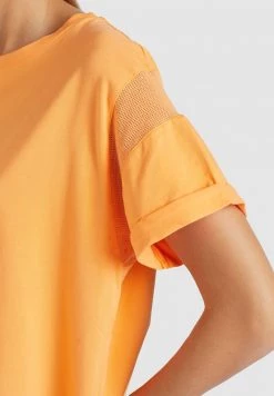 Khujo REAGAN T Shirt Imprimé Orange Femme -khujo Soldes dda60100d3214e8f9aa3f0852c3bfe1a