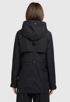 Khujo FELINA Veste Imperméable Schwarz Femme -khujo Soldes de8c1ca4a9a34dd3a9e5d299e4731a10