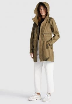 Khujo BANELE Parka Khaki Femme -khujo Soldes e005f43bd11d4fa6a2db0d44640adf08