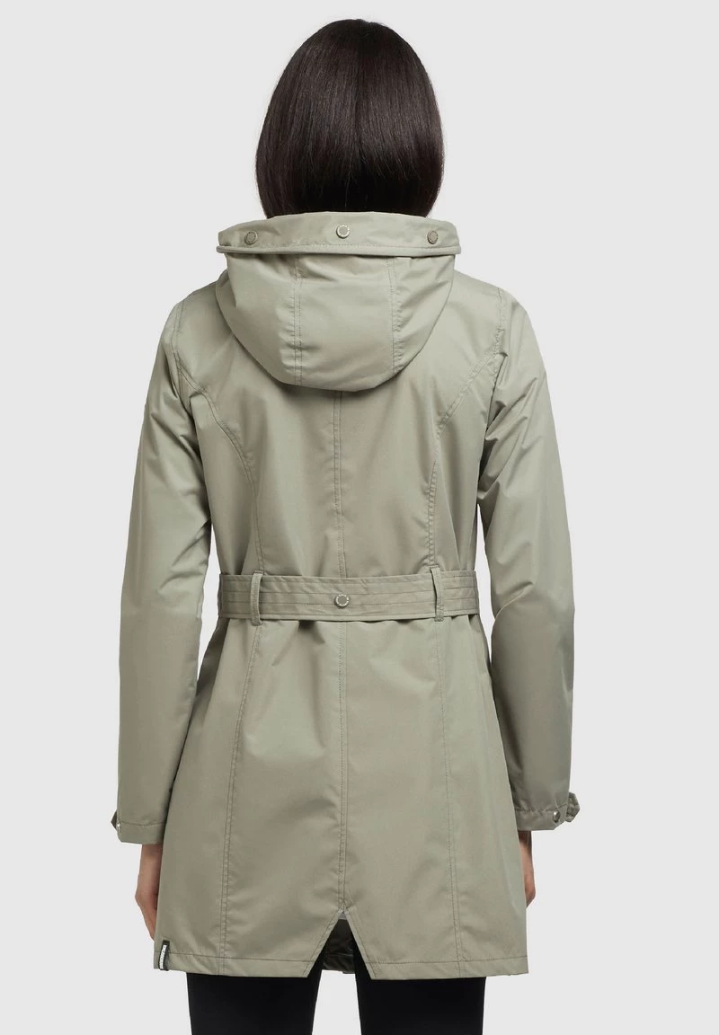 Khujo Femme LAUREN Trench Graugrün 5 Khujo Femme LAUREN Trench Graugrün – Image 3