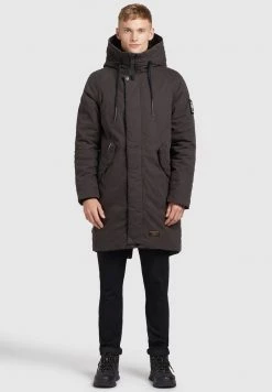 Khujo Homme HOLDER Veste D'hiver Dunkelgrau