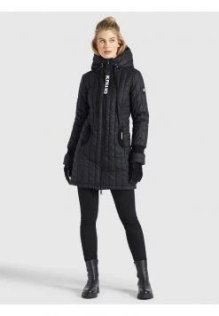 Khujo Femme JERRY PRIME5 SALTNPEPPER Veste D'hiver Schwarz Weiß Aop -khujo Soldes e2e2fbdd9ad447329edc35c93c5679af