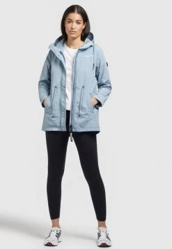 Khujo CAIMA Parka Hellblau Femme -khujo Soldes e344b18a20824cca9672f0064f04e435