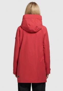 Khujo JELLE Parka Rot Femme -khujo Soldes e38a556af3644cbc9626e4bac9168e8e