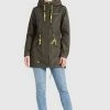 Khujo Femme EMURI Parka Dunkelgrün -khujo Soldes e50d5ff72ab14f098848caeb2b1319cd