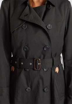 Khujo AMELE Trench Schwarz Femme -khujo Soldes e5694ab518a34cab9dc697451c1b3b4e