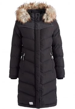 Khujo Femme LUBECK LONG4 Veste D'hiver Schwarz -khujo Soldes e5c2e9b6f2474c40a5af546ae2cd068b