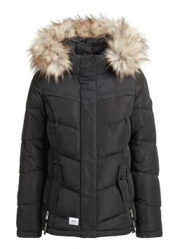 Khujo WINSEN Veste D'hiver Schwarz Femme -khujo Soldes e5ec6f6e89244227a8365bf9497e89de
