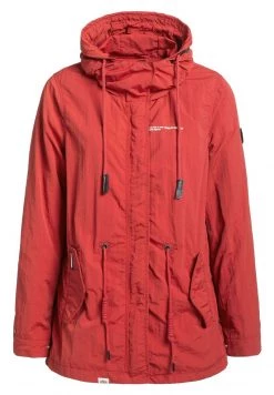 Khujo Femme CAIMA Parka Rot -khujo Soldes e610588d3cfa4ffe87490b3c7e5344f0