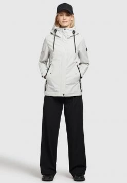 Khujo KAYA Blouson Hellgrau Femme -khujo Soldes e81a73f6af4d4945abacaa289acbe9c7