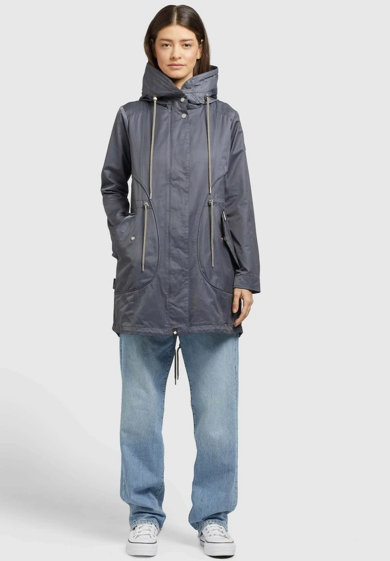 Khujo Femme ONDA2 Parka Graublau 4 Khujo Femme ONDA2 Parka Graublau – Image 2