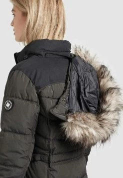 Khujo AMARAY2 Veste D'hiver Dunkelgrau Femme -khujo Soldes e9901f403c8b475fb6577299db442d12