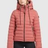 Khujo Femme LOVINA MATT Veste Mi Saison Blassrot -khujo Soldes ee3faa3446ca4414858d14e148939594