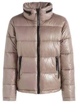 Khujo BLONDIE Veste D'hiver Taupe Glänzend Femme -khujo Soldes ef5e349ee55b40b382b81d3c3a5a6c8b