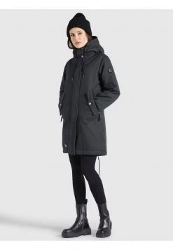 Khujo MANTEL XENIA Veste D'hiver Dunkelgrau Femme -khujo Soldes efa222a25eec4771aec59d24691c519d