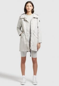 Khujo GAMES Parka Light Grey Femme -khujo Soldes efaf2240f0534f918994cf0d26759010